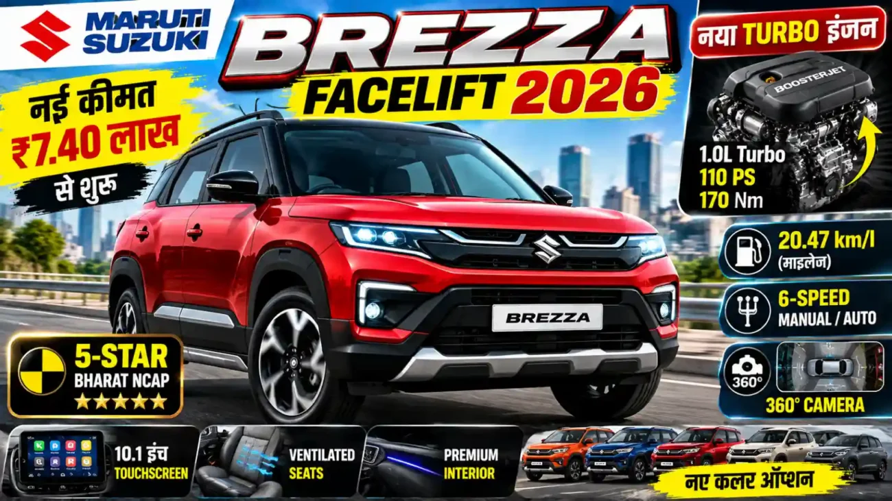 Maruti Brezza 2026 Facelift